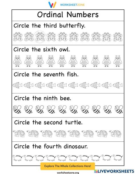 Ordinal number with objects worksheet in 2024 | Ordinal numbers, Math addition worksheets, Mathematics worksheets K2 Maths Worksheet, Ordinal Number Worksheet Kindergarten, Ordinal Numbers Preschool, Ordinary Numbers Worksheet, Math Primary 1 Worksheet, Ordinals Worksheet For Kindergarten, Ordinal Numbers Activities Kindergarten, Ordinal Numbers Worksheets Grade 2, Number Worksheets For Grade 1