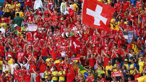 Switzerland 2-1 Ecuador Switzerland Football, The Book Of Life, Football Cheerleaders, Best Fan, Soccer Fans, Fifa World Cup, Football Fans, Book Of Life, Ecuador