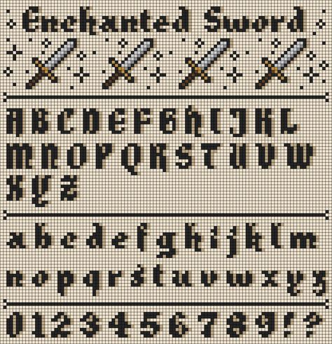 Embroidery Letters Cross Stitch, Cross Stitch Letter Patterns Alphabet, Cross Stitch Signs, Alpha Patterns Alphabet, Letters Alpha Pattern, Surface Crochet Letters, Alpha Patterns Words, Pixel Font Alphabet, Cross Stitch Fonts Free Alphabet Charts