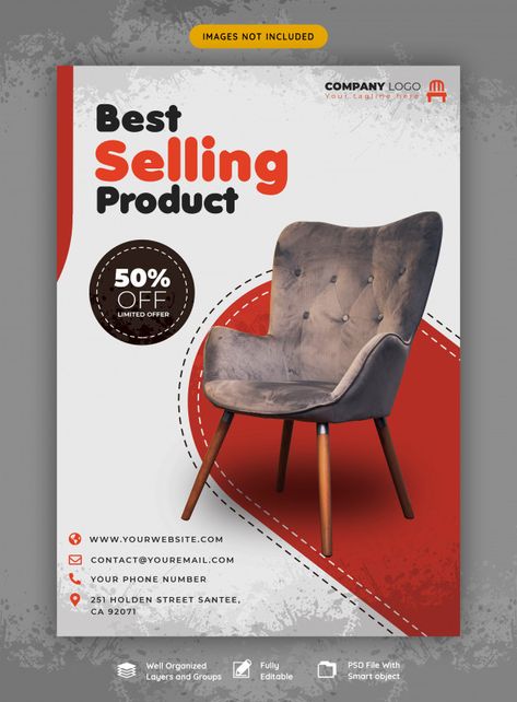 Furniture sale flyer template | Premium Psd #Freepik #psd #flyer #business #sale #home Furniture Sale Poster, Furniture Post, Inmobiliaria Ideas, Product Post, Promo Flyer, Sale Template, Poster Graphics, Template Brochure, Flyers Design