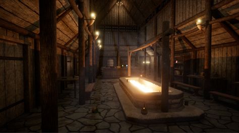 ArtStation - Skyrim inspired environment (Unreal Engine 4), Ryan Farnan Sleeping Giant, 3d Environment, Elder Scrolls V Skyrim, The Elder Scrolls, Fantasy Rpg, Unreal Engine, A Hero, Elder Scrolls, Medieval Fantasy