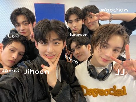 Trainee A Members Names, Trainee A Group Photo, P1harmony Group Photo Names, Jay Takagi, Justin Jay, Tongue Emoji, Trainee A, P1 Harmony, Jay Jay