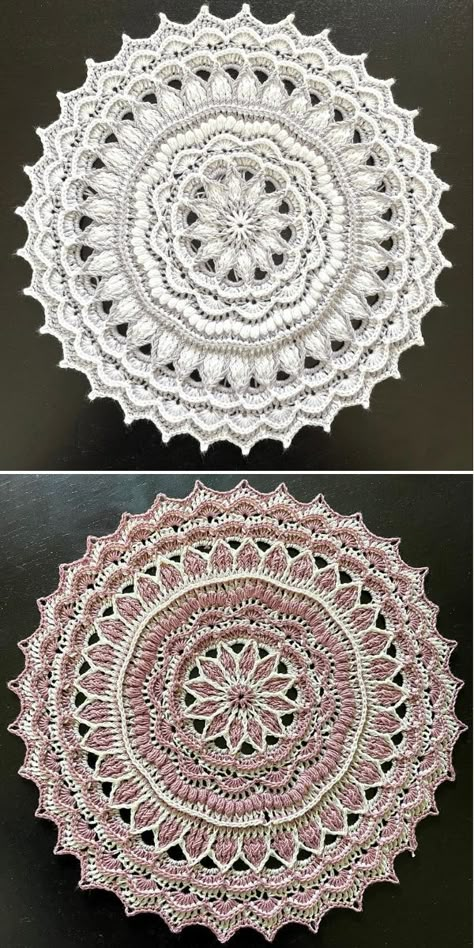 Asteria Crochet Pattern, Free Mandala Crochet Patterns, Vintage Crochet Doily Pattern, Motif Mandala Crochet, Free Doily Patterns, Crochet Doily Rug, Tablecloth Pattern, Crochet Placemat Patterns, Crochet Tablecloth Pattern