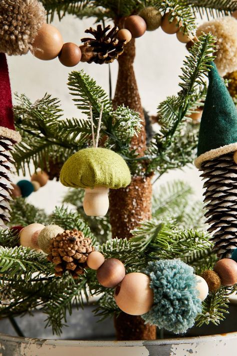 Christmas Forest Decor, Mushroom Christmas Decor, Christmas Forest Wonderland, Forest Christmas Decor, Woodland Christmas Theme, Woodland Aesthetic, Trending In 2023, Woodland Christmas Decor, Arthur Christmas