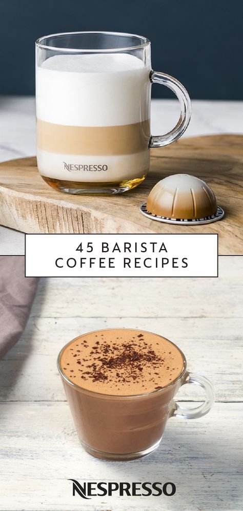 Essen, Nespresso Coffee Bar Ideas, Nespresso Coffee Bar, Barista Recipe, Barista Coffee Machine, Cappuccino Recipe, Nespresso Recipes, Espresso Recipes, Salted Caramel Mocha