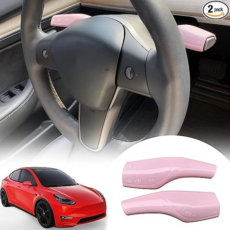 Amazon.com: ZQULOYO Steering Lever Cover for Tesla Model 3 Model Y Accessories Column Gear Shift Modefication Cover Pink Interior Wiper Rod Car Decorative Cover Pink : Automotive Pink Tesla Accessories, Tesla Accessories, Red Solo Cup, Pink Accessories, Car Ideas, Pink Car, Car Personalization, Tesla Model 3, Pink Interior