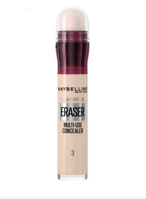 Maybelline Eraser Concealer, Maybelline Eraser Eye Concealer, Corrector Maybelline, Concealer Dark Circles, Maybelline Eraser, Maybelline Cosmetics, Maybelline Concealer, Age Rewind, Concealer Shades