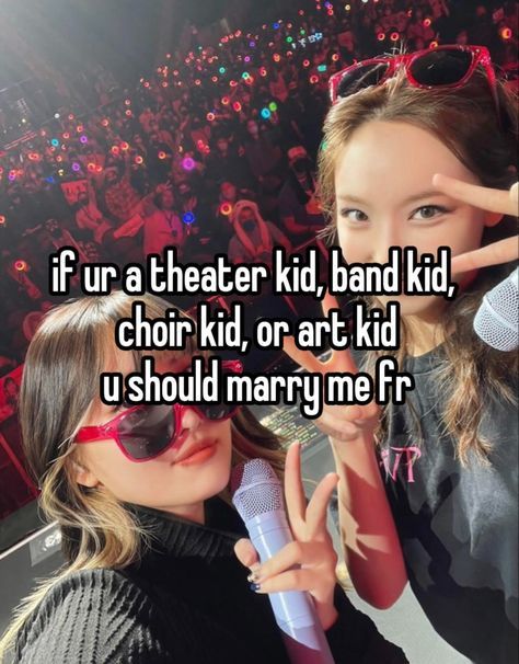 Theater Kid Aesthetic, Theatre Kid Aesthetic, Theatre Kids Funny, Theater Kid Memes, Musical Aesthetic, Theater Kid Problems, Theatre Humor, Theatre Jokes, Theater Kid