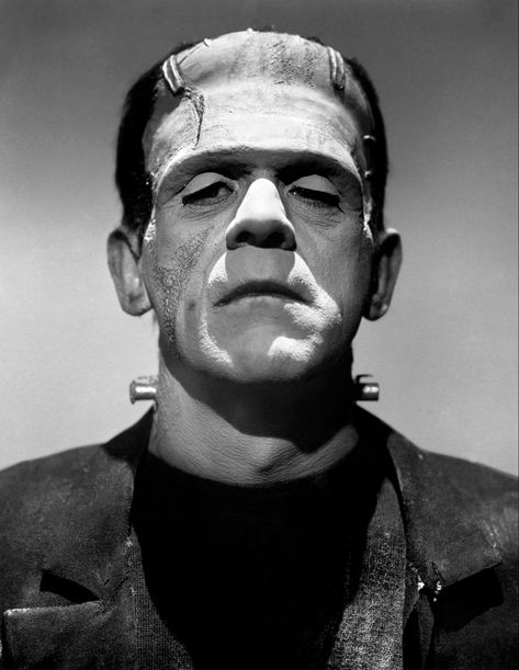 Frankenstein Pictures, Boris Karloff Frankenstein, Frankenstein Tattoo, Classic Monster Movies, The Modern Prometheus, Frankenstein Art, Victor Frankenstein, Famous Portraits, Boris Karloff