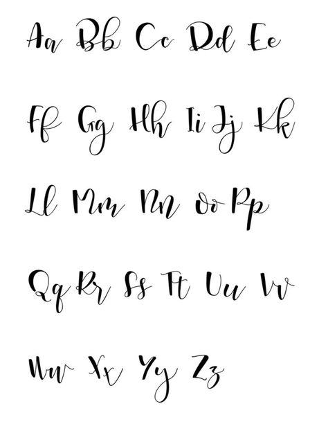 I am often asked if I use special pens to make the words on my Bible pages  look the way they do. While there are special pens and markers to allow you  to achieve the same look, I usually don’t use those in my bible. You CAN; I  just normally don’t. Below is an example of the lettering I’m talking  about.  What I am doing in my bible is called hand lettering (or sometimes called  faux calligraphy).  Hand lettering is different from dip pen calligraphy  and brush pen calligraphy. These ARE do... Bullet Journal Alphabet, Alfabet Font, App Ikon, Faux Calligraphy, Alfabet Letters, Brush Pen Calligraphy, Hand Lettering Fonts, Hand Lettering Alphabet, Calligraphy Handwriting