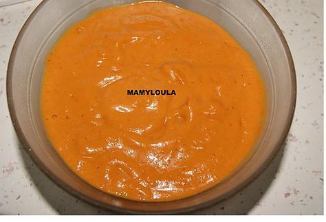 recette Sauce aux poivrons allégée Mayonnaise, Condiments, Sauce, Fruit, Thermomix