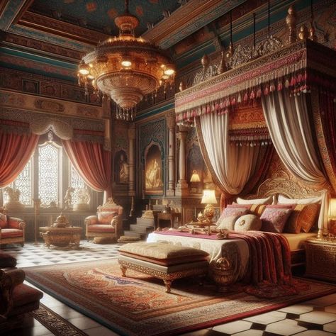 Castles Crumbling, Mansion Bedroom, Castle House Design, Open Living Room Design, Royal Bedroom, Luxury Mansions Interior, Princess Book, Store Hacks, Dollar Store Hacks