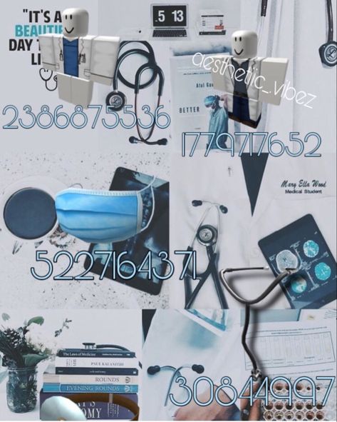 Roblox Bloxburg Hospital Decals, Bloxburg Hospital Outfit Codes, Hospital Bloxburg Codes, Hospital Decal Codes Bloxburg, Hospital Codes Bloxburg, Bloxburg Medical Decals, Bloxburg Uniform Codes School, Bloxburg Dentist Office, Bloxburg Clothes Shop