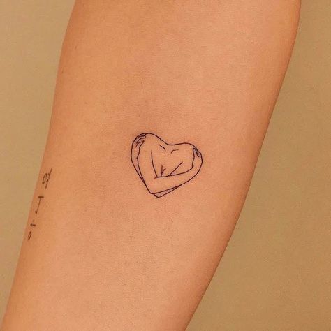 Underarm Tattoo, Forearm Tattoo Quotes, Simple Arm Tattoos, Inner Forearm Tattoo, Small Heart Tattoos, Self Love Tattoo, Small Forearm Tattoos, Forearm Tattoo Women, Tattoo Women