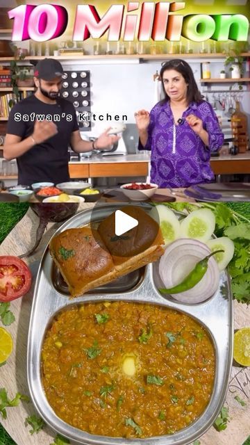 Safwan's Kitchen on Instagram: "Farah Khan’s And Chef Sanjyot Special Pav Bhaji Recipe |

Follow @safwans.kitchen for more recipes 

#farahkhan #trending #viralvideos #instagram #sanjyotkeer #chefsanjyotkeer #instagramreels #reelsinstagram #pavbhaji #explore #explorepage #exploremore #reels #instagood #vegetables #veg #viralreels #trendingreels #reelitfeelit #instareels #recipe #viral" Bombay Pav Bhaji Recipe, Pav Bhaji Recipe, Luxury Interior Design Living Room, Bhaji Recipe, Pav Bhaji, More Recipes, Design Living, Luxury Interior, Chef