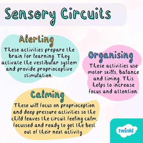 Alerting ＞ Organising ＞ Calming Sensory Circuit Ideas, Sensory Circuit Activities, Adaptive Teaching, Sensory Circuits, Sensory Room Ideas For Adults, Sensory Integration Activities, Tactile Activities, Kids Mindfulness, Vestibular System