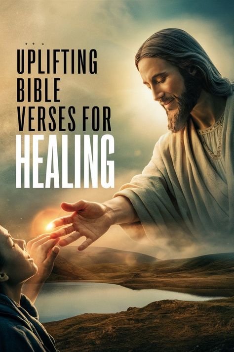 20 Uplifting Bible Verses for Healing Verses For Healing, Healing Scriptures Bible, Bible Quotes Healing, Comforting Quotes, Healing Guide, Strength Bible Quotes, Encouraging Messages, Healing Bible Verses, Healing Verses