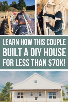 Diy Home Building Ideas, Diy House Building Cheap, Cheap Home Plans To Build, Building A Small House On A Budget, Building A House On A Budget Diy, Budget Home Building, Building Cheap House, Cheap Way To Build A House, Building A Home On A Budget