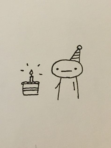 Birthday Card Ideas For Guy Best Friend, Present Drawing, Minimalist Tattoo Ideas, Mini Doodle, Cute Easy Doodles, Small Drawings, Easy Doodle Art, Little Doodles, Easy Doodles Drawings