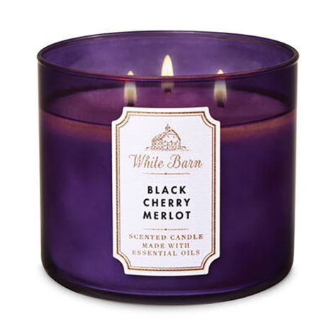 Room Wishlist, Black Cherry Merlot, Candle Obsession, Best Smelling Candles, Girls Things, Candle Scents, Bath Body Works Candles, 3 Wick Candle, Bath Candles