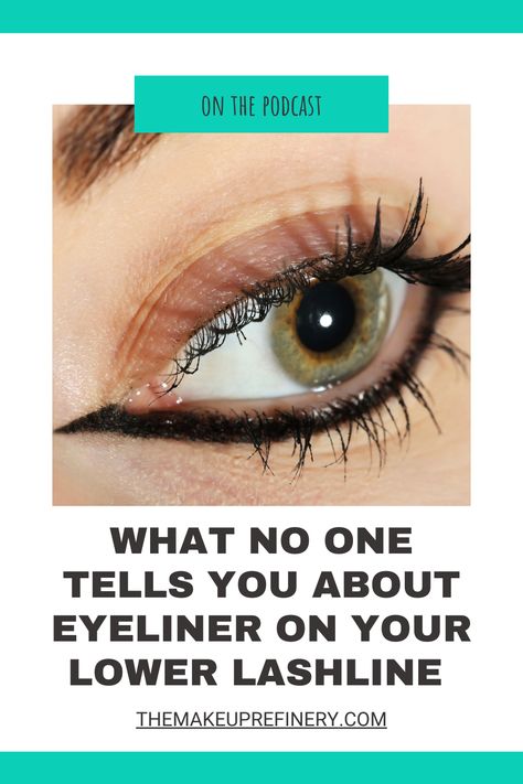 If you're still applying eyeliner on your lower eyelid, then read with me, my friend. I'm going to help you learn the most important illusion that is occurring because of this makeup look that might've been great the first time round in the 80s, but isn't really helping you anymore. Let's face it: the lower lashline eyeliner look isn't flattering, so learn how to apply your makeup without eyeliner on your lower lid, for a softer makeup and look and fell better and brighter. And younger! Eyeliner On Bottom Lid Only, Bottom Lid Eyeliner Looks, Lower Lashline Eyeliner, Lower Eyelid Eyeliner, Lower Waterline Eyeliner, Eyeliner On Lower Lash Line, How To Keep Eyeliner On Waterline, Lower Lash Line Eyeliner, Lower Eyelid Makeup