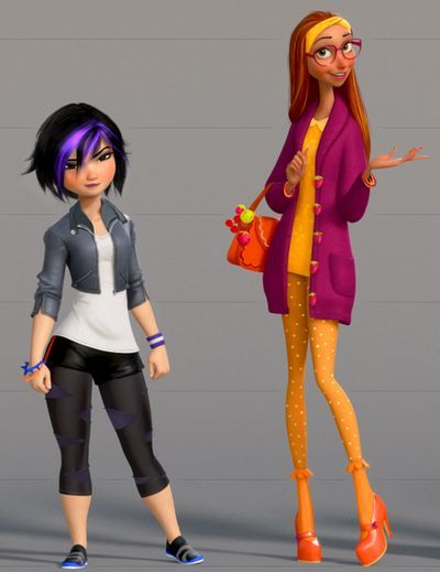 GoGo Tomago and Honey Lemon Big Hero 6 Film, Big Hero 6 Costume, Big Hero 6 Characters, Characters Cosplay, Gogo Tomago, Best Friends Brother, 6 Characters, Wallpaper Iphone Disney Princess, Disney Pixar Movies