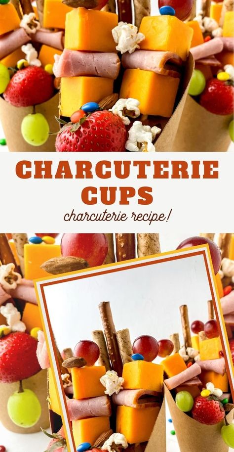 Charcuterie Cups for Kids are the perfect simple meal! They'll love having all their favorite finger foods in one simple place. Fall Charcuterie Cup Ideas, Charcuterie Cups For Kids, Kids Charcuterie Cups, Kids Party Snacks, Charcuterie Cups, Oreo Dessert Recipes, Block Of Cheese, Charcuterie Recipes, Snack Cups