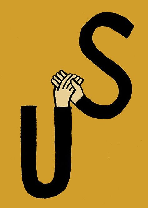 Jean Jullien, Lisa Congdon, Typography Letters, Art And Illustration, Black And Yellow, 로고 디자인, Graphic Design Inspiration, Design Logo, Word Art