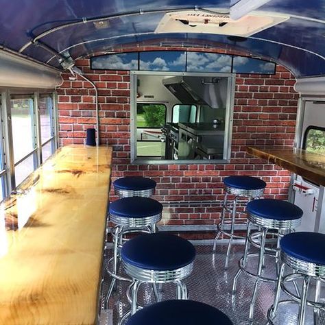 Have you seen the #retro seating area on this #skoolie #foodtruck we @cagedcrowcustoms #custombuilt for @cheflucasfood. Don’t hesitate to contact us for a custom quote, lead times or for more information. . . #buslife #mobilebusiness #skoolieconversion #coffeeshop #foodtrucklife #cateringservice #popupshop #bus #schoolbus #mobilebar #mobilekitchen #kitchenonwheels #standoutfromthecrowd #tacotruck #eventpros #burgerjoint #coffeebar #cheflife #restaurantdesign #startupbusiness #restoration #... Bus Food Truck, Bus Restaurant, Food Bus, Food Truck Interior, Trailers Vintage, Custom Food Trucks, Mobile Coffee Shop, Camper Kitchen, Truck Diy