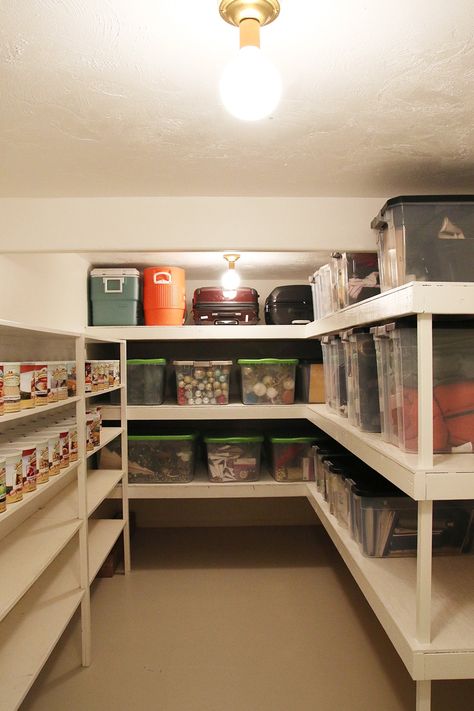 How we finally got our Storage Room Organized! - Chris Loves Julia Storage Room Layout, Room Layout Ideas, Room Storage Ideas, Basement Organization, Room Storage Diy, Basement Laundry Room, Storage Room Organization, Store Room, Basement Storage