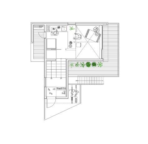 Gallery - 20m2 House / OBBA - 1 20m2 House, 50m2 House, Attic Layout, Precedent Study, Writers Retreat, Second Floor Plan, Architecture Work, Mezzanine Bedroom, Office Floor Plan