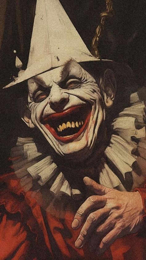 Clown Paintings, Horror Artwork, Bizarre Art, Circus Art, Evil Clowns, Horror Tattoo, Joker Art, Creepy Clown, 다크 판타지