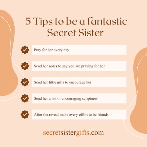 January Secret Sister Gift Ideas, Secret Sister Guidelines, Secret Sister Card Ideas, Secret Sister Gifts Ideas, Secret Sister Reveal Party Ideas, Secret Sister Questionnaire For Church, Secret Sister Cards, Secret Sister Gift Ideas Church, Secret Sister Ideas