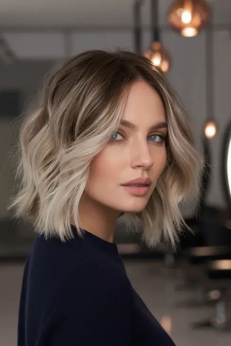 20 Ash Blonde Hair Color Ideas for 2025 – Highlights, Short Hair, and Cool Tones Deep Shadow Root Blonde, Medium Ash Balayage, Gray Bronde Balayage, Mushroom Blonde Hair With Money Piece, Cool Ash Blonde Hair Balayage, Ash Blonde Hair Green Eyes, Short Hair Blonde Balayage Mid Length, Balayage Hair For Cool Skin Tone, Icy Blonde Highlights Short Hair