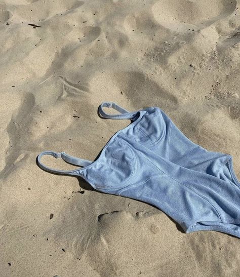 Everything Is Blue, Blue Aura, Baby Blue Aesthetic, Light Blue Aesthetic, Blue Beach, Blue Swimsuit, European Summer, Beach Aesthetic, Blue Aesthetic