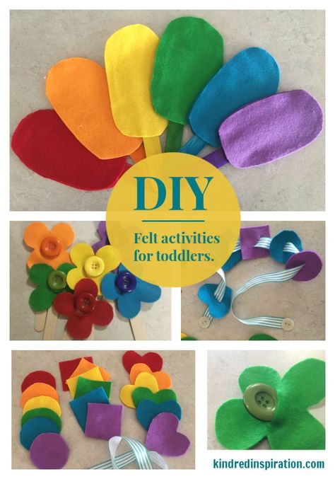 Click to see how you can make these no sew toddler learning activities.  With a free printable pattern template, it's quick and easy to create these learning toys for busy bags or quiet time! #toddleractivities #busybags #learningactivities #freeprintable Felt Learning, Diy Busy Books, Toddler Busy Bags, Learning Preschool, Quiet Time Activities, Toddler Quiet Book, Quiet Activities, Easy Toddler, Pattern Template