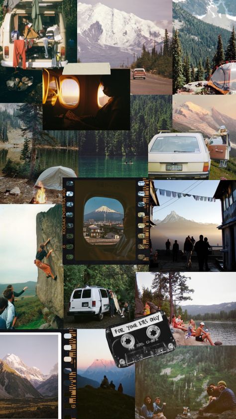 #camping #friends #collage #traveling Road Trip Collage, Camping Collage, Trip Collage, Wellness Girly, Friends Collage, Camping Friends, Travel Collage, Friends Travel, Road Trip