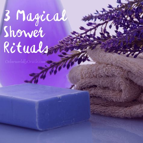 Shower Ritual Witch, Witchcraft Bath, Spiritual Cleansing Bath, Shower Ritual, Gross Things, Moon Spells, Cottage Witch, Spiritual Bath, Waterfall Shower