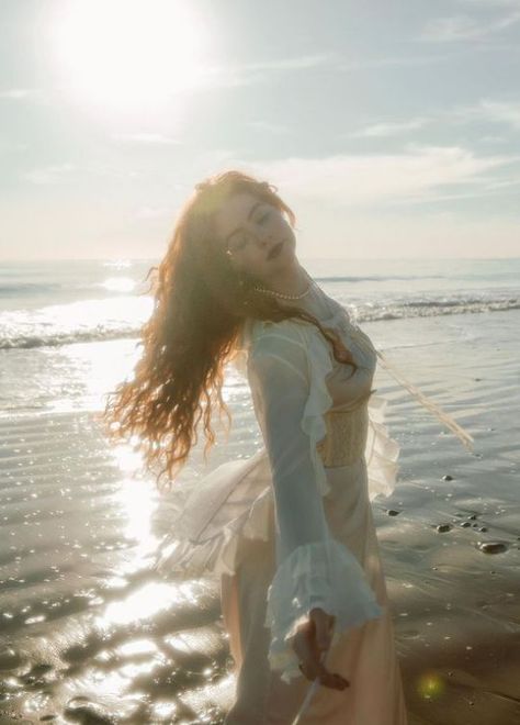 Beach Goddess Aesthetic, Dreamy Photoshoot Black Women, Blurred Pics, Faith Collins, Ethereal Photoshoot, Ocean Photoshoot, Ethereal Photography, Fairy Photoshoot, Debut Photoshoot