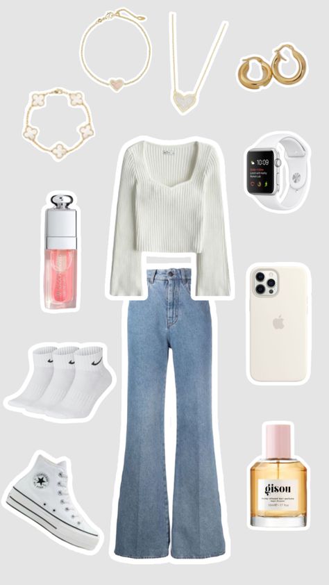 #outfit #outfitinspo #shuffles #foryou #foryoupage #fyp #vanillagirl #basic #inspo #viral #likeit 8th Grade Outfits, 2000s Looks, Cute Middle School Outfits, Middle School Outfits, Old Outfits, Babe Quotes, Casual Style Outfits, White Outfits, School Outfit