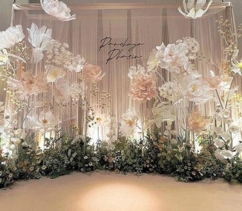 Debut Decorations Backdrops, Debut Backdrop, Photobooth Event, Deco Pastel, Debut Ideas, Event Decor Direct, Wedding Background Decoration, Wedding Stage Design, Dream Wedding Decorations