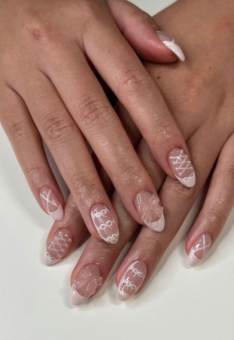 nail inspo Lace Nail Design, Outfits Asian, Viral Aesthetic, Korean Nail, Chanel Lipstick, Workout Inspo, Valentine Nails, Lace Nails, Nail Time