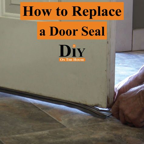 Under Door Seal, Weatherstripping Door Diy, Door Seal Gap Diy, How To Weather Seal A Front Door, How To Repair Door Frame, How To Replace Exterior Door Trim, How To Fix Gap In Exterior Door, What To Use On A Door Repair, Exterior Door Threshold