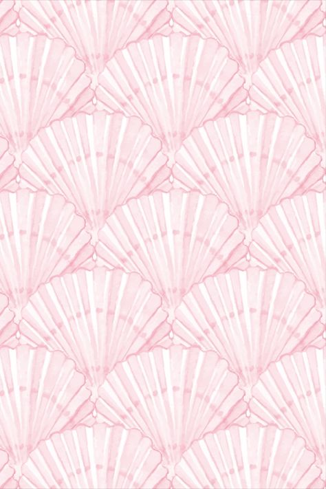 Plakat Design Inspiration, Watercolor Seashells, Beachy Wallpapers, Beachy Wallpaper, Wallpers Pink, Molduras Vintage, Seashells Patterns, Phone Wallpaper Boho, Cute Summer Wallpapers