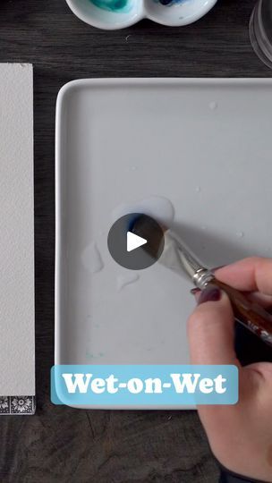 104K views · 1.3K reactions | Wet-on-Wet vs Wet-on-Dry 💧 Key watercolor techniques in my latest ( beginner-friendly ) tutorial 💙 | Anna Bucciarelli Studio | Daniela Mlčúchová · Little Things (Fairy Version) Wet On Wet Acrylic Painting, Wet On Wet Technique, Wet Into Wet Watercolor, Wet On Wet Watercolor, Watercolour Wet On Wet Painting, Wet On Wet Oil Painting, Wet On Wet Painting, Water Color Pencil, Watercolor Techniques