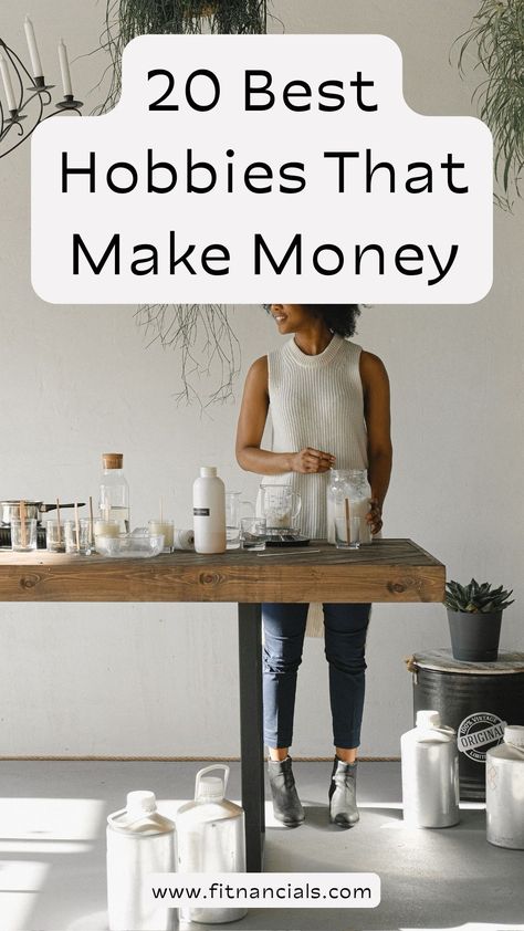 Check out this list of 20 hobbies that are crafty, make money, and creative. Hobby Money Making, Hobby Ideas For Women Make Money, Ideas For Work, Skills That Make Money, Hobbies For Busy Working Moms, Hobby To Make Money, Creative Hobbies That Make Money, Diy Hobbies For Women, Cheap Business Ideas