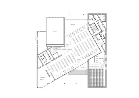 Library Architecture Plan, Library Floor Plan, Public Library Programs, Arch Drawing, Library Plan, Engineering Consulting, Library Architecture, Public Architecture, Architecture Design Sketch