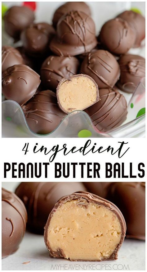 Peanut Butter Balls No Bake, Peanut Butter Balls Recipe, No Bake Recipe, Best Christmas Desserts, Butter Balls, God Mad, Candy Recipes Homemade, Christmas Candy Recipes, Peanut Butter Balls