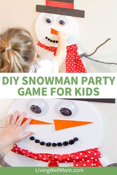 Games For Winter Classroom Party, Pin The Nose On The Snowman, Prek Winter Party Games, Snowman Party Games For Kids, First Grade Winter Party Games, Winter Party Games, Snowman Games, Happy Home Fairy, Snowman Party