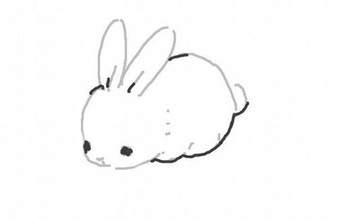 это все нап�расно-?? Fluffy Bunny Drawing, Cute Drawings Bunny, Bunny Art Aesthetic, Kawaii Bunny Drawing, How To Draw A Bunny, Cute Bunny Doodle, Cute Bunny Sketch, Bunny Art Cute, Bunnies Drawing